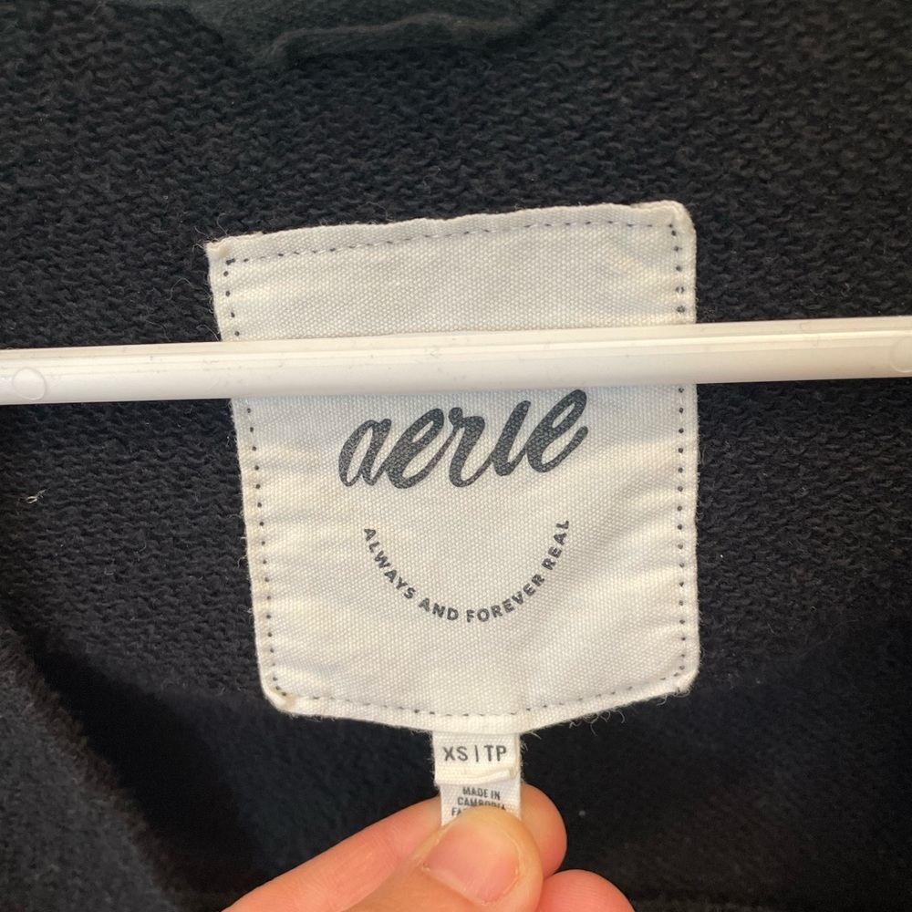 Black aerie Cardigan Sweater - Picture 3 of 4